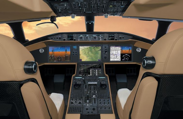 Bombardier Global 8000 cockpit