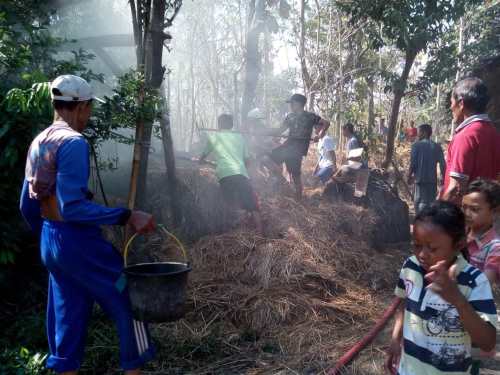 Kandang Jerami Dukuh Pilangrejo Gemolong Dilalap Si Jago Merah Kandang Jerami Dukuh Pilangrejo Gemolong Dilalap Si Jago Merah