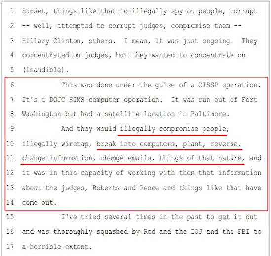 Attorney Lin Wood releases bombshell interview with former operative who is blowing the whistle on the deep state