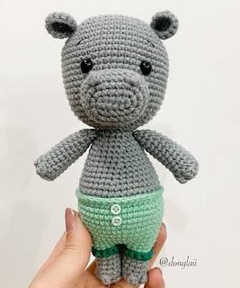 PATRON GRATIS HIPOPOTAMO AMIGURUMI 40706