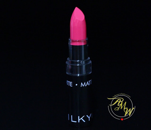 a photo of SilkyGirl Go Matte LipColor wild pink