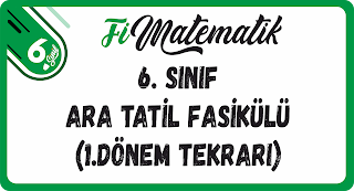 6 Sinif Fimatematik 200 Soruluk Ara Tatil Odevi 1 Donem Fimatematik Com Ortaokul Matematik Rehberi