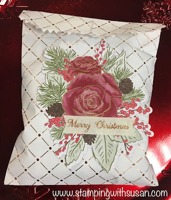 Stampin' Up!, Christmastime is Here, Copper Dotted Treat Bag, www.stampingwithsusan.com, Susan LaCroix, 