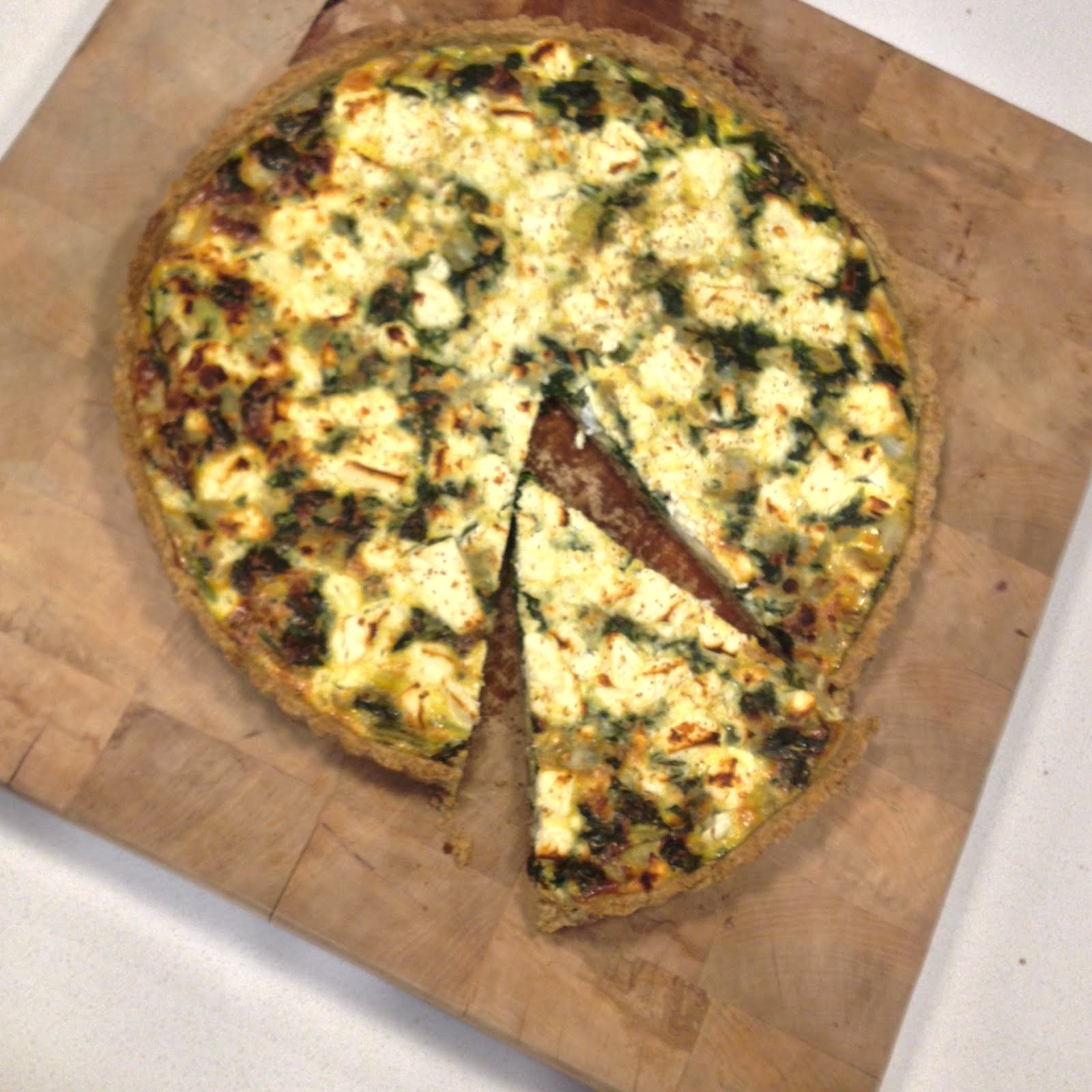 Spark My Pantry Spinach and Feta Tart