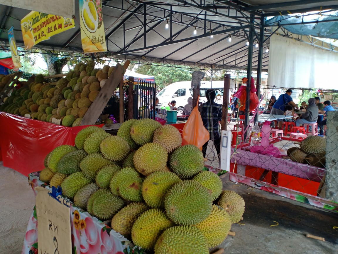 Melantak Durian di Malacca Durian Heng, Melaka Cerita Ceriti Ceritu