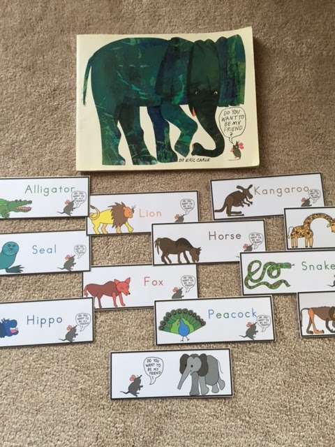"Do You Want To Be My Friend?" book by Eric Carle ~ Preschool Printables