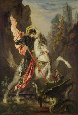 Gustave Moreau, Saint George and the Dragon c.1869
