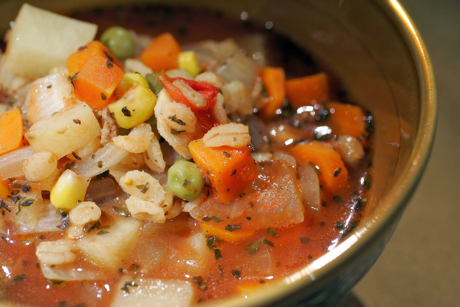Easy Homemade Vegetable Soup In the Kitchen every day