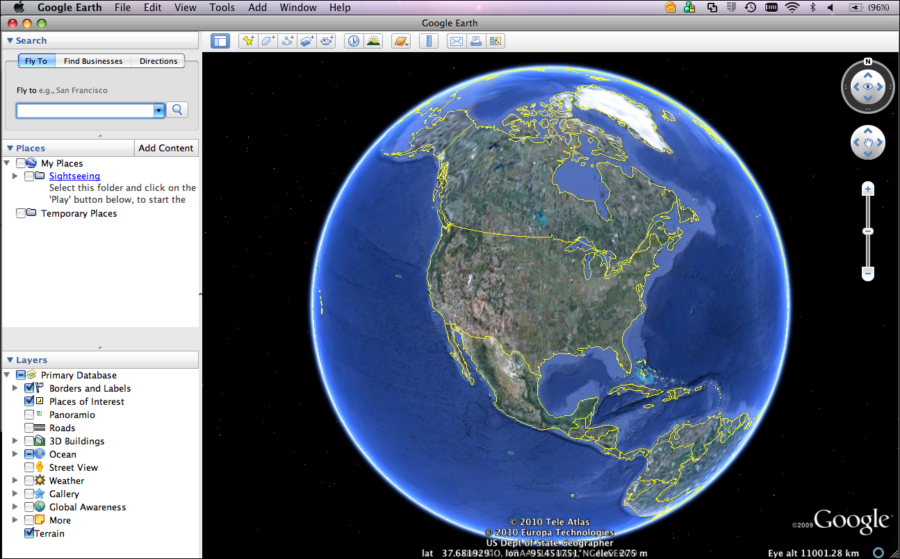 the new google earth download