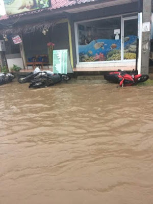 Flooding on Koh Samui