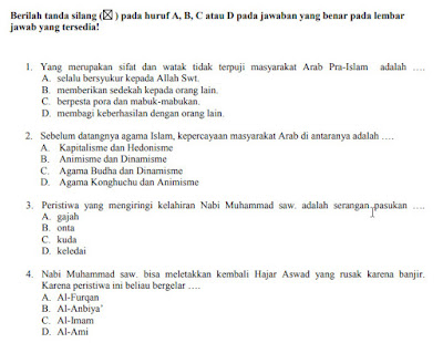 Soal Try Out Uambn Kelas 6 Ski Tahun 2020 File Pembelajaran Kurikulum2013