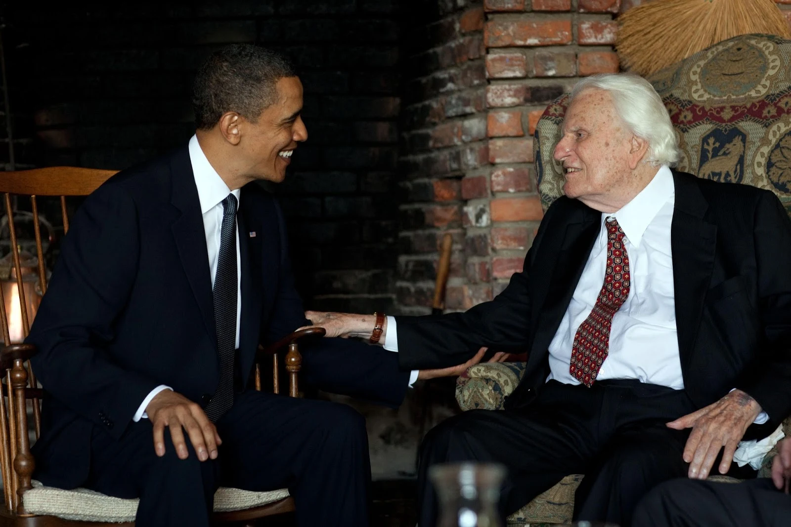 Billy Graham e Barack Obama