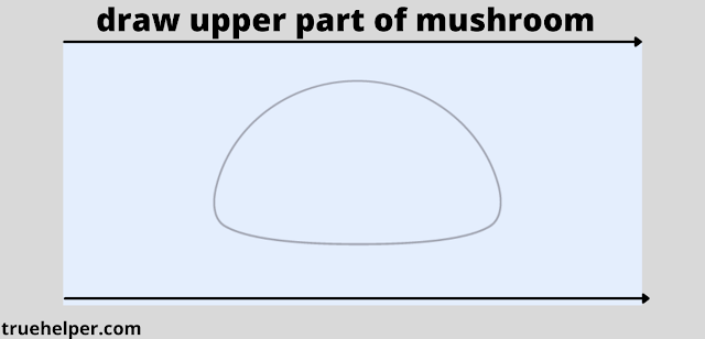 how to draw mushroom in 4 easy steps
