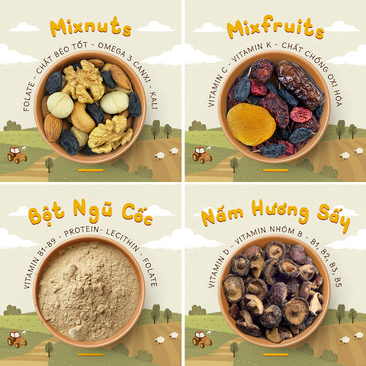 [A36] Gợi ý Mẹ Bầu tháng cuối chọn món ăn vặt tốt cho Con