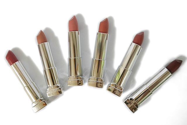 Maybelline Color Sensational Creamy Matte Lipsticks (Brown Nudes)