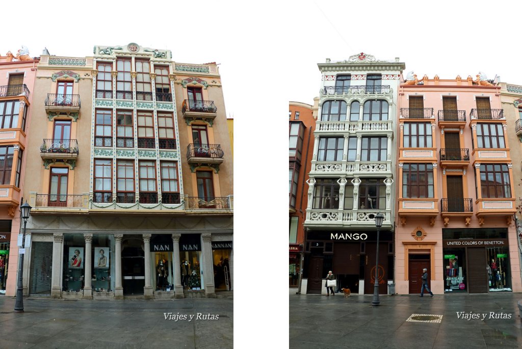 Edificios modernistas de la Plaza Sagasta de Zamora