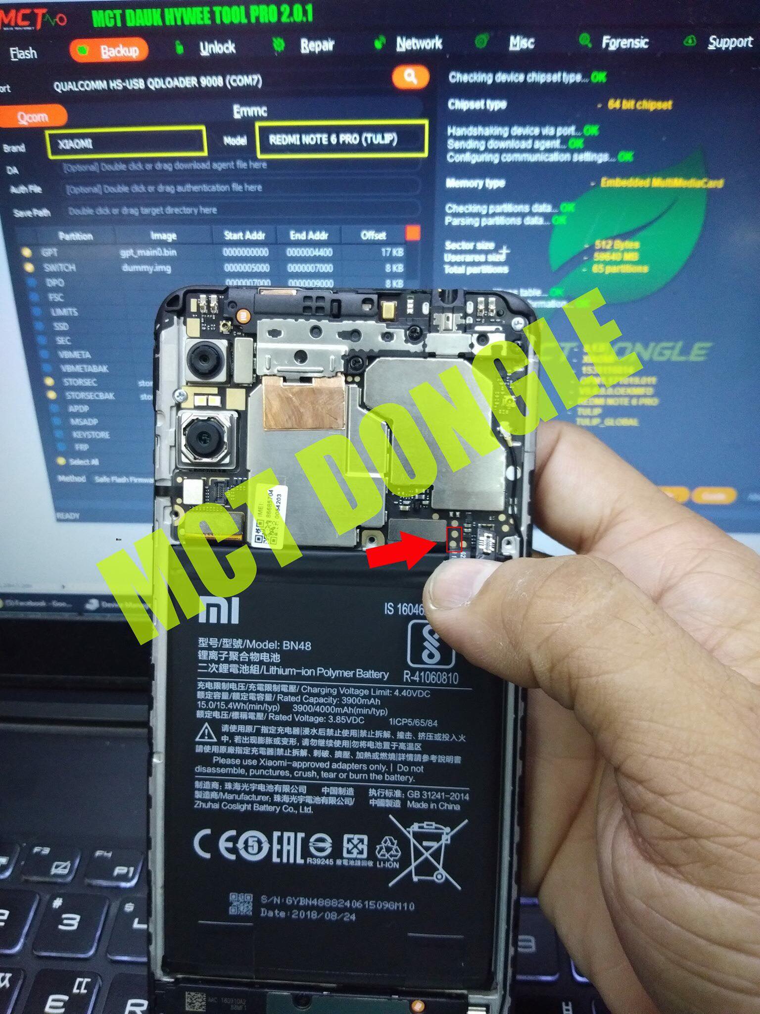 Mi Redmi Note 6 Pro EDL Mode Test Point My Mobile Dump File