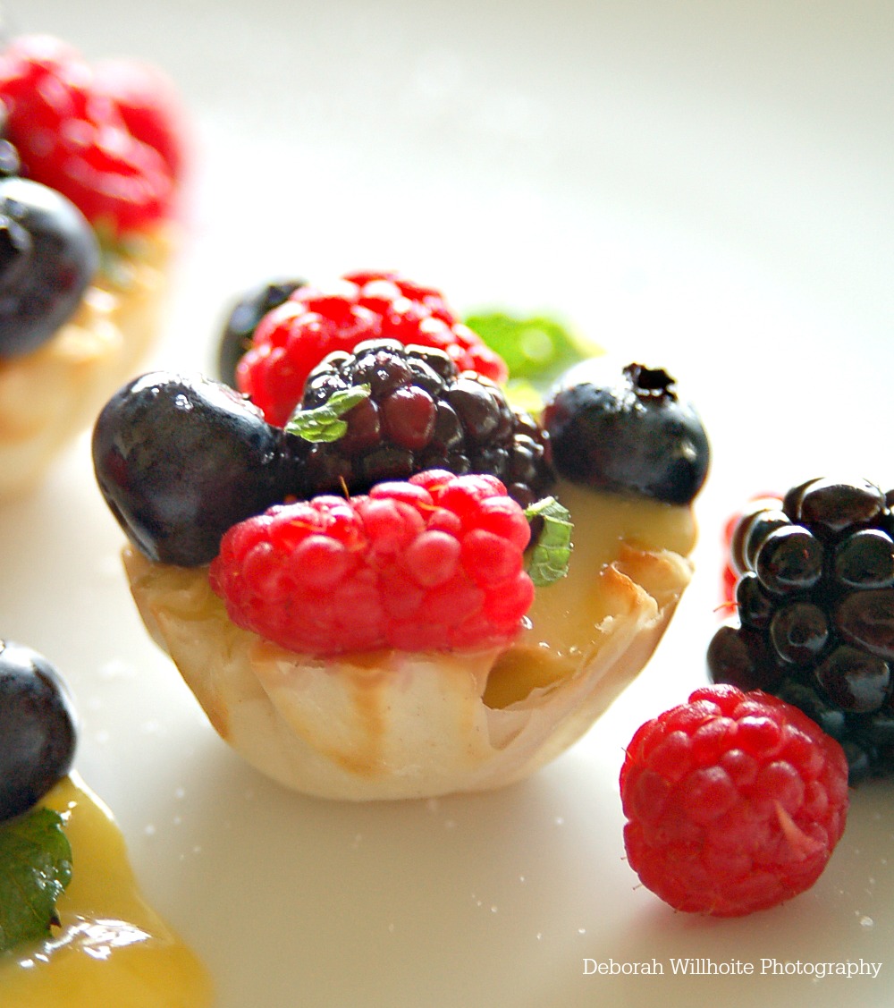 Lemon Curd Berry Tarts