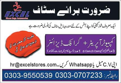 Private Jobs in Excel Shoes Company|| in Faisalabad, Punjab, Pakistan 2021
