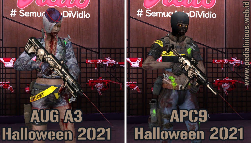 Preview Senjata Seri Halloween 2021 Point Blank Zepetto Indonesia