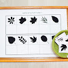 FREE Leaf Silhouettes Learning Materials