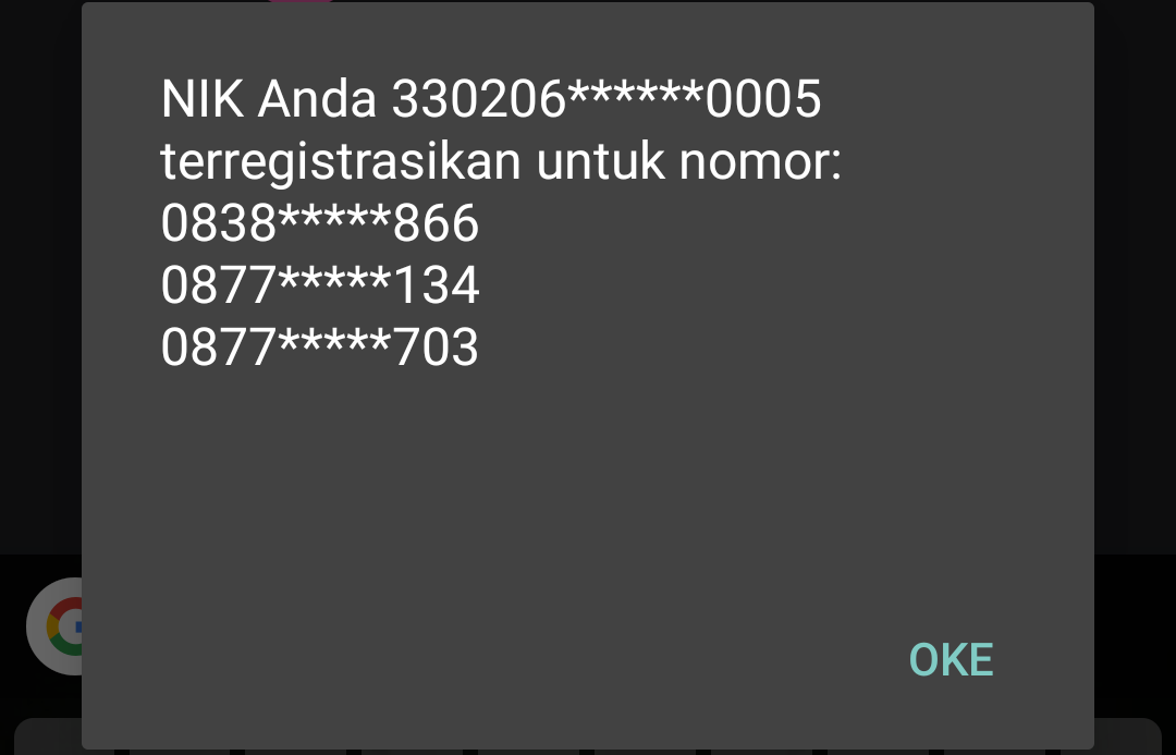 Cara Unreg Kartu Axis dan XL yang tidak dikenal