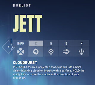 Jett's Ability Cloudburst