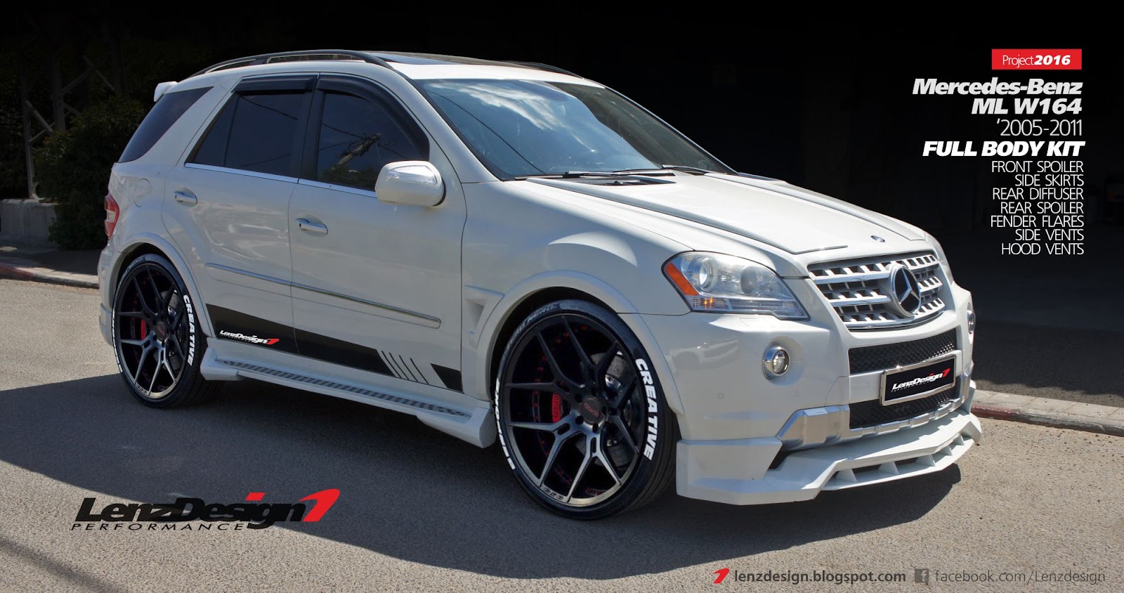 Mercedes Benz ML W164 Lenzdesign Bodykit Spoilers mercedes-benz-ml-w164-lenzdesign-bodykit-spoilers