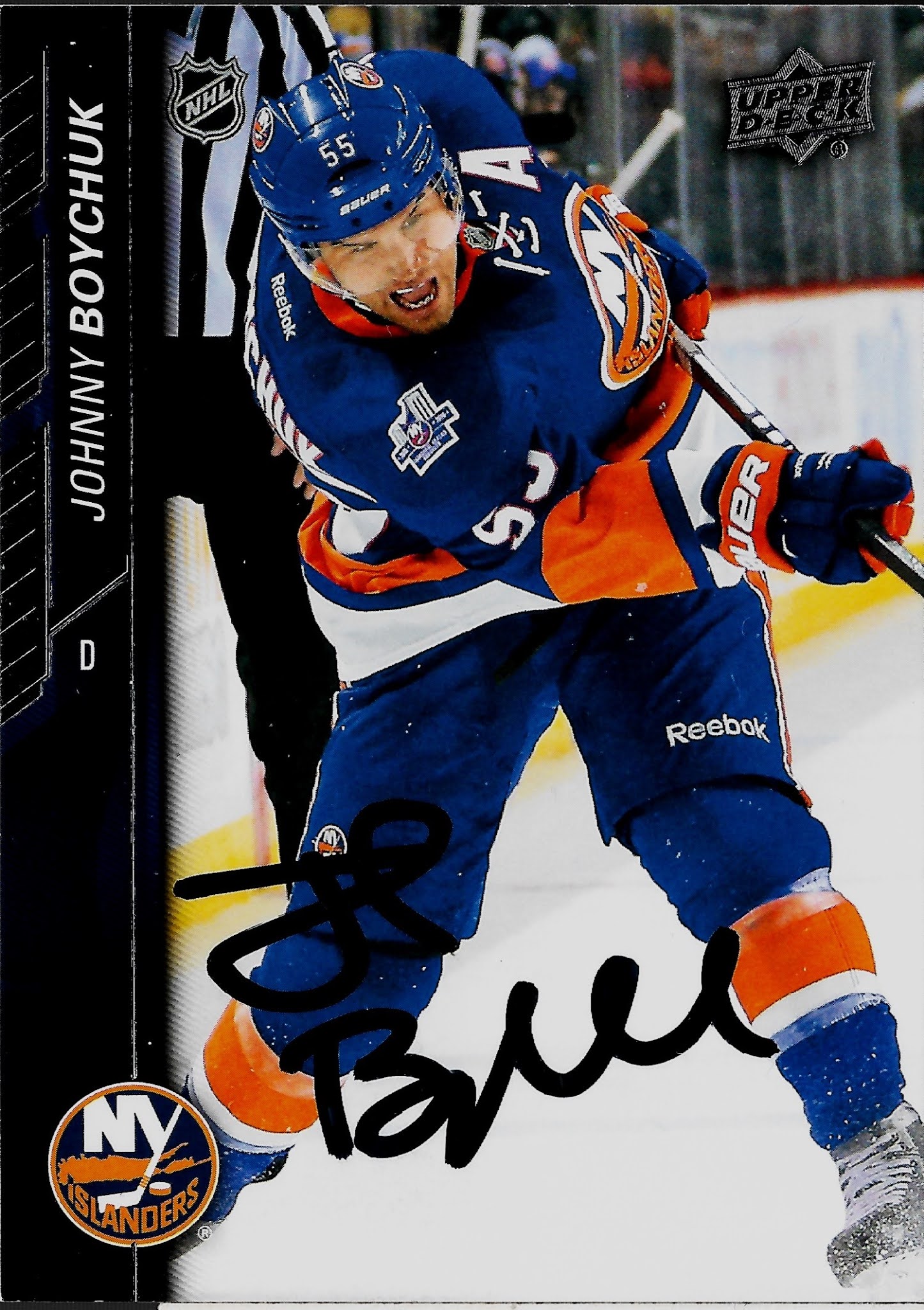 Andrew Ference autographed hockey card (Pittsburgh Penguins, FT