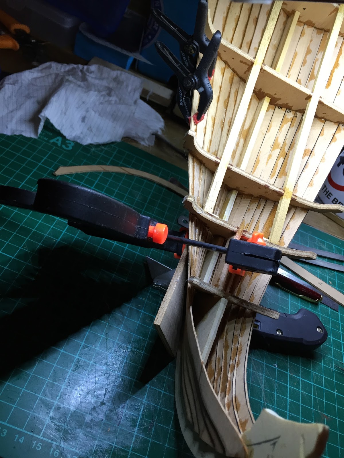 Scale Model Workbench Billings Boats Oseberg Viking Ship