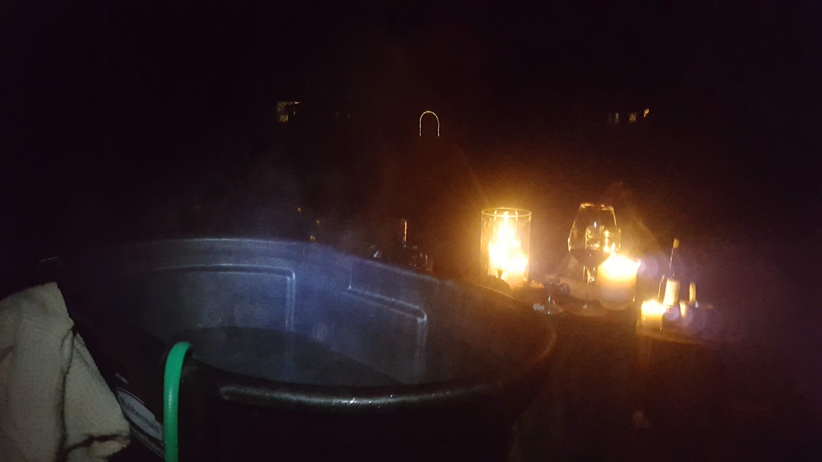 Mushroom Compost Delivery and Homemade Hot Tub!