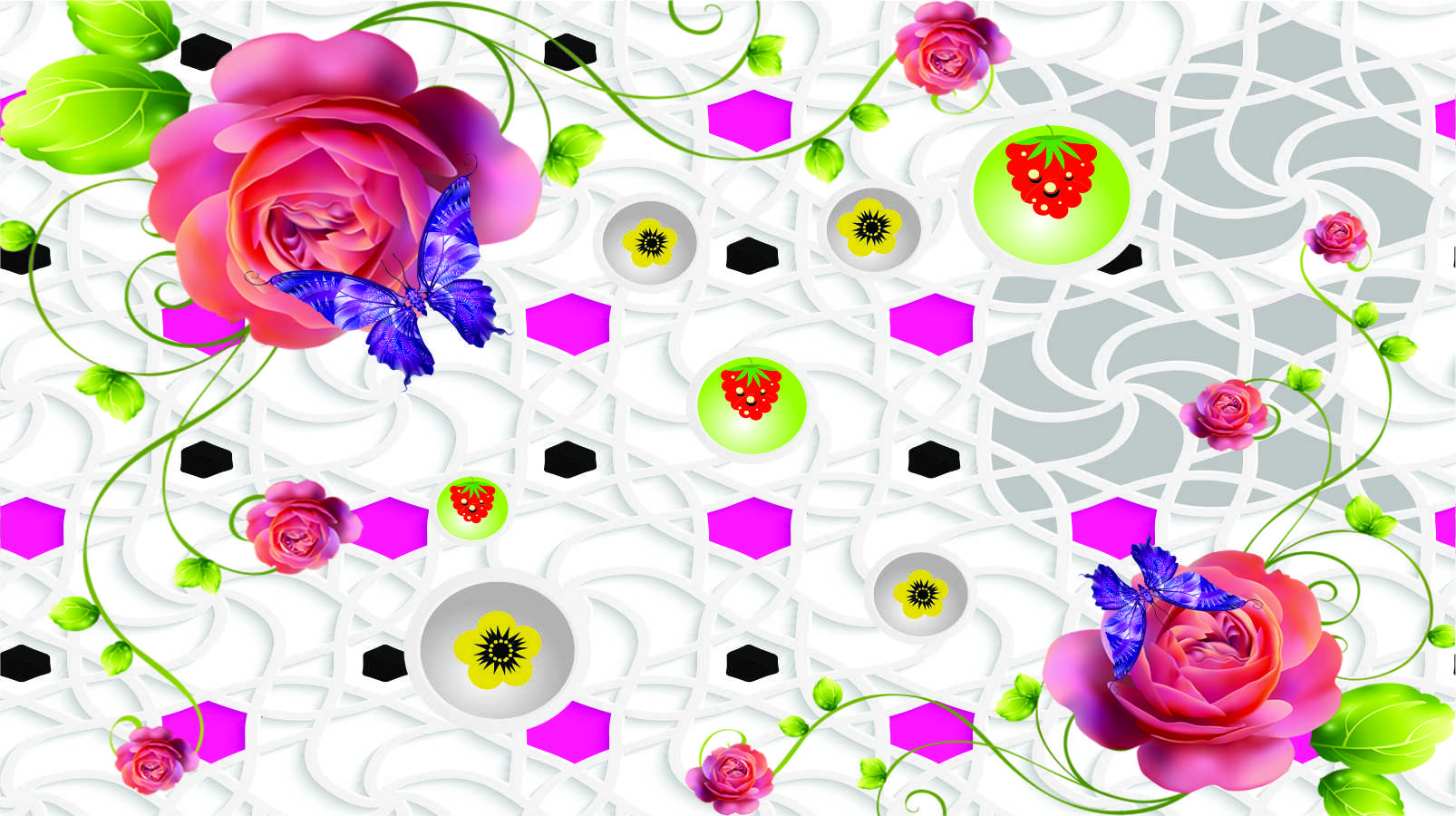 3D Wallpaper Free CDR File Download 3D Wallpaper New