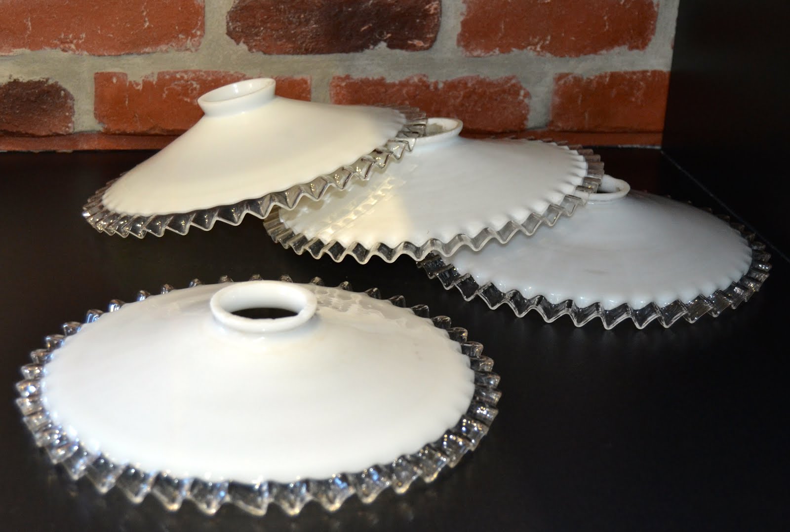 Vintage Lifestyle Concept Store ABAT JOUR , VERRE PLISSÉ