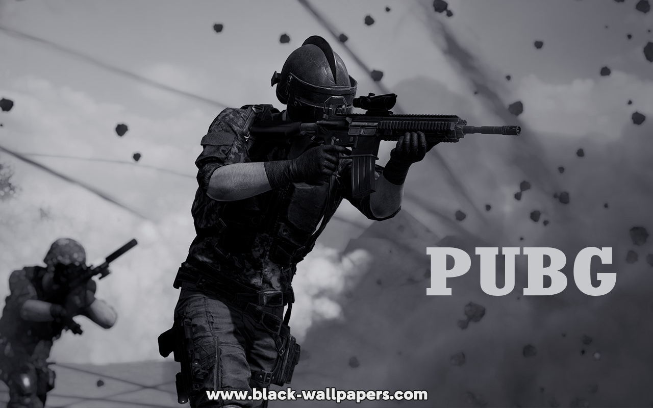 Pubg Hd Wallpaper For Mobile Black And White