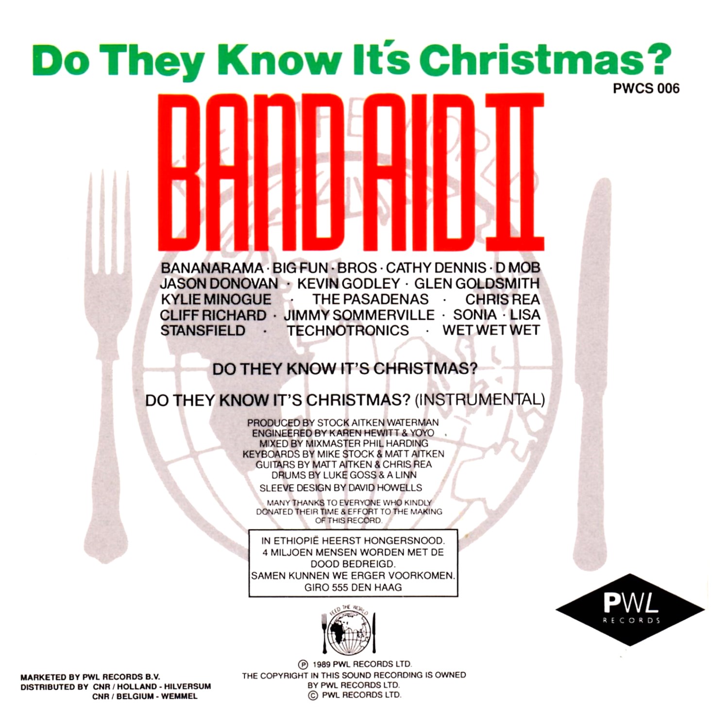 Lansure's Music Paraphernalia BAND AID BAND AID II BAND AID 20