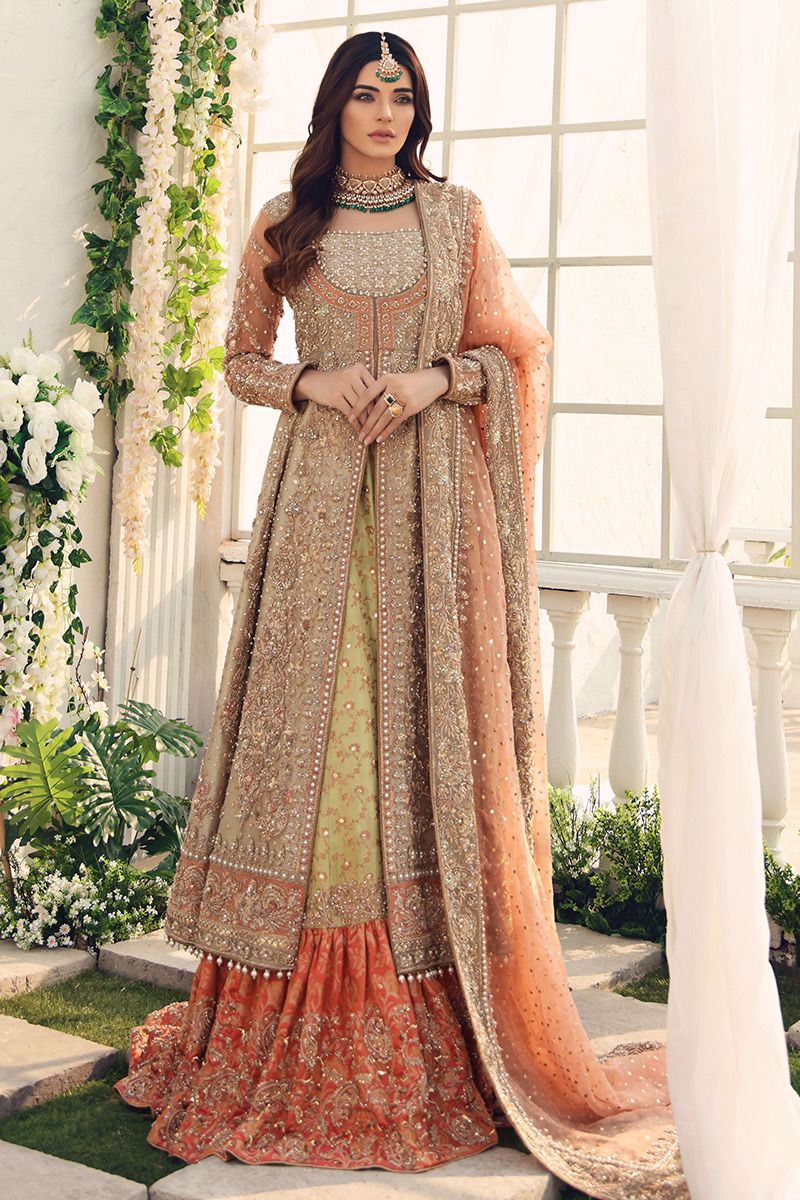 Popular Combinations in Bridal Outfits for Walima