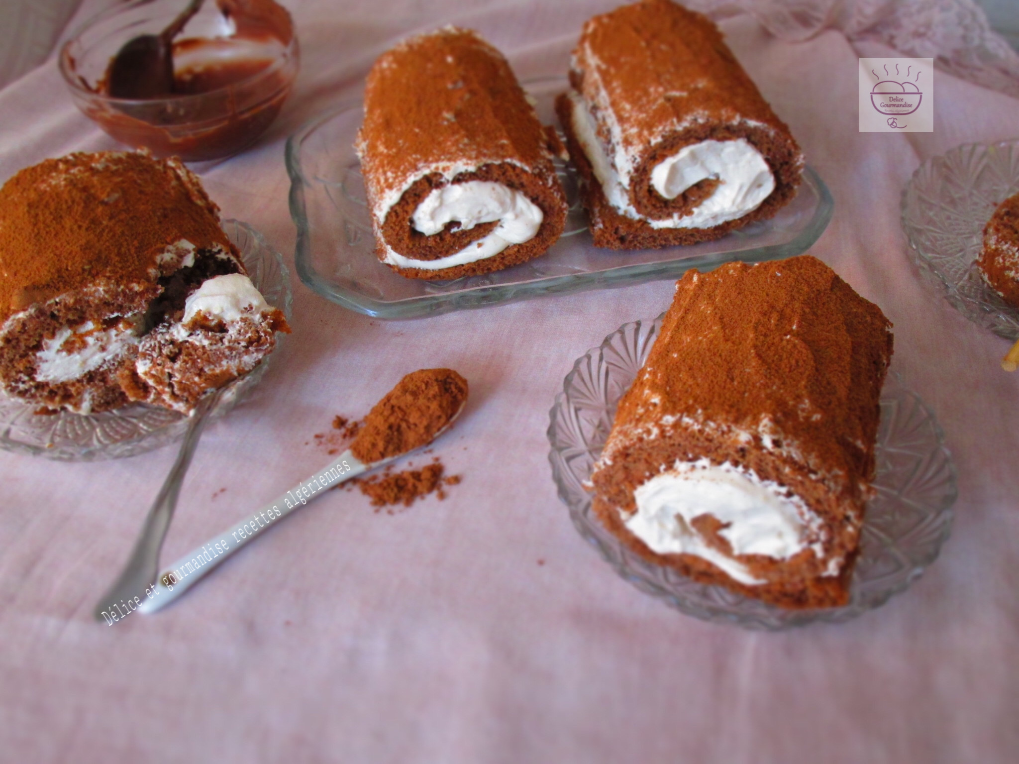 Mini roulés à la crème au fromage