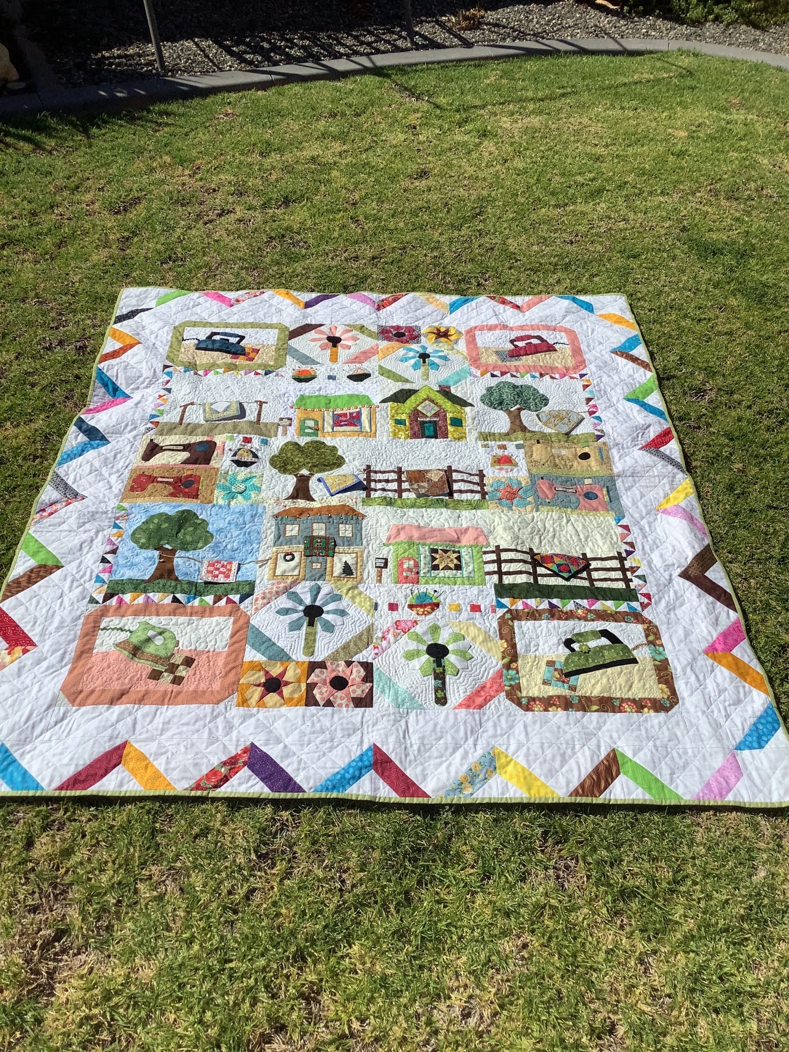 ButterZ The Quilters Garden is Finished.
