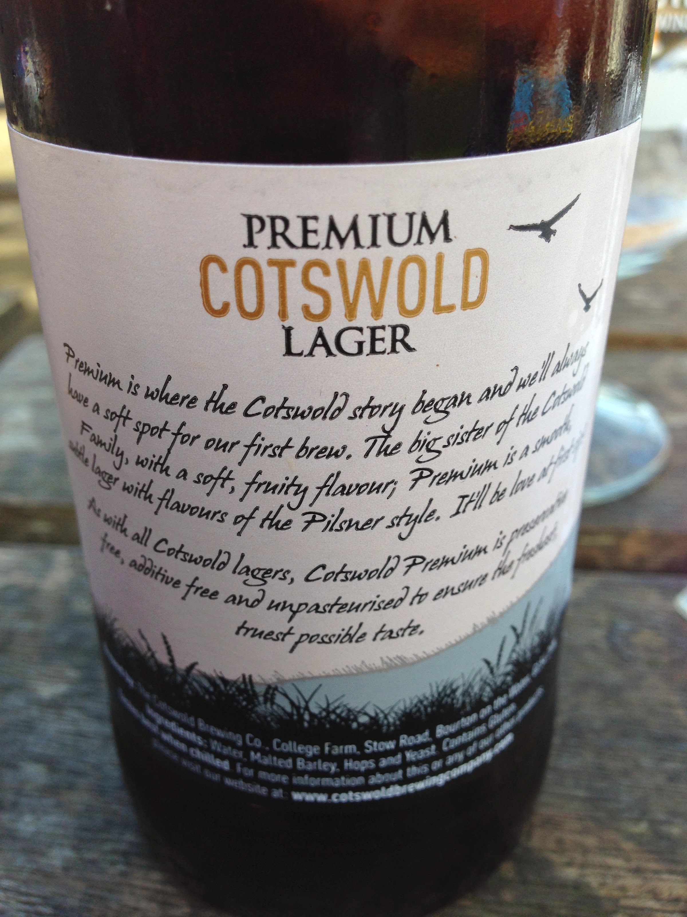 🍺 One for the road 🍺 Cotswold Premium Lager