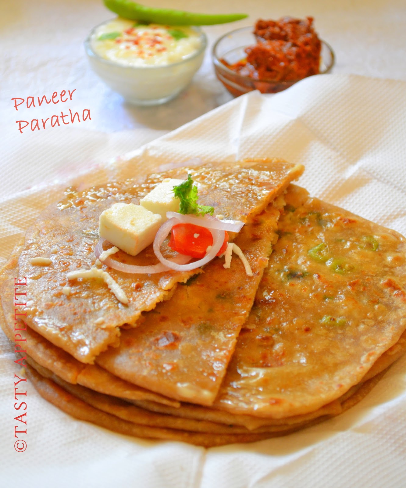 How to make Paneer Paratha / ( Indian Stuffed Bread )