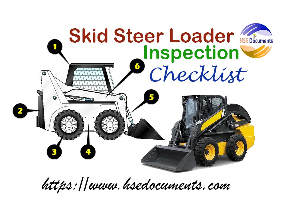 Skid Steer Loader Inspection Checklist HSE Documents