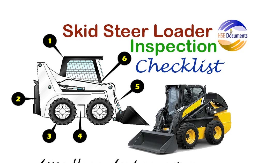 Skid Steer Loader Inspection Checklist HSE Documents