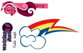 My Little Pony Tattoo Card 6 Series 1 Trading Card