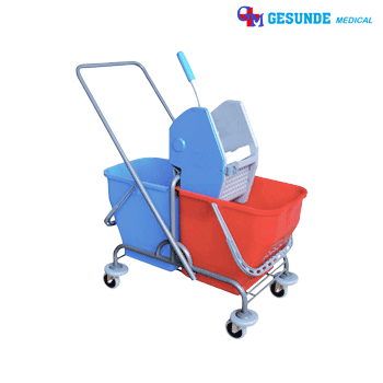 Jual Alat Pembersih Dengan 2 Ember Wadah Kain Pel Pembersih Lantai