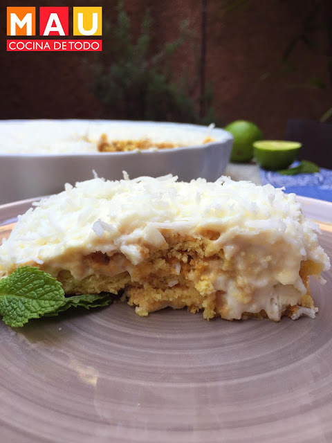 carlota pay pie de limon y coco receta mau cocina de todo