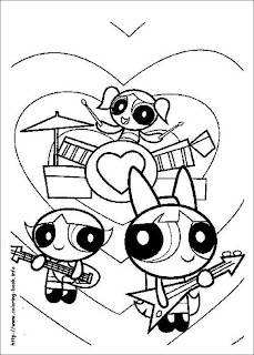 the powerpuff girls coloring pages