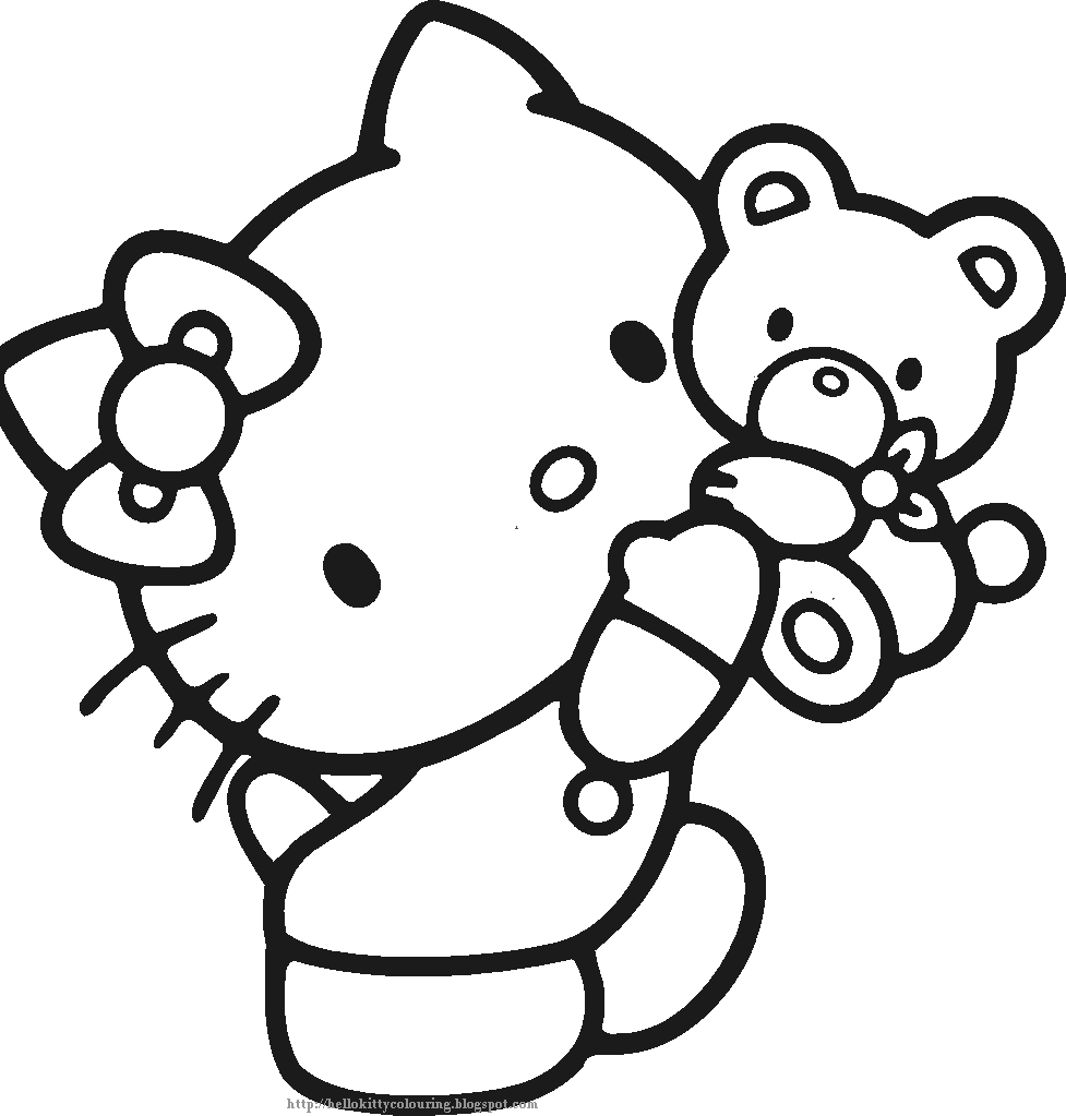 HELLO KITTY COLORING PAGES HELLO KITTY COLORING PAGES