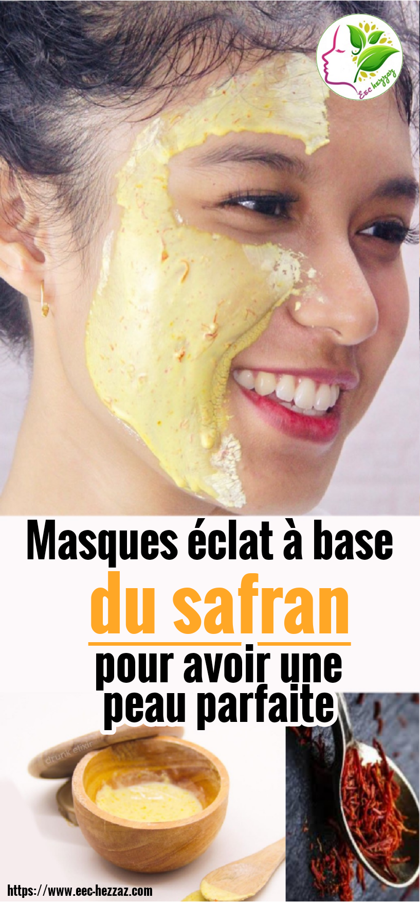 Masques éclat à base du safran pour avoir une peau parfaite