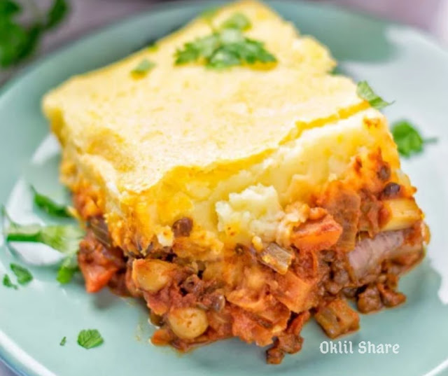 Chickpea Lentil Shepherd’S Pie