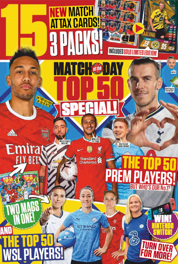 Football Cartophilic Info Exchange: Topps - UEFA Champions League Match Attax 2020/21 (40) - Match of the Day Top 50 - Erling Haaland Gold LE